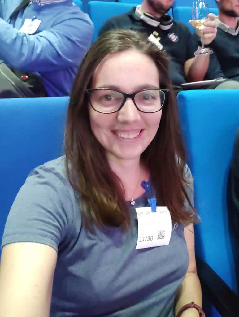 Selfie of Dani Leitner at the Founders Story Event in Zürich at the office of Google in Europaallee.