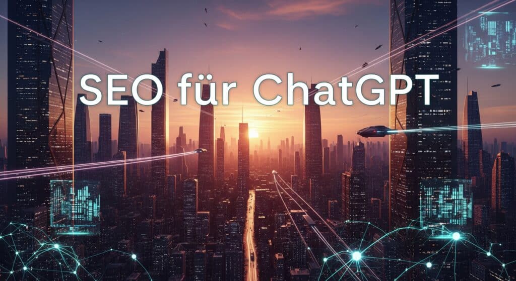 Titlebild SEO für ChatGPT, erstellt von Gemini
