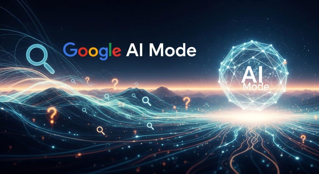 Google AI Mode Titlebild - erstellt mit Gemini