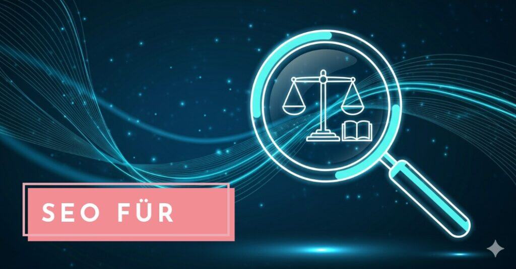Schematisches Titelbild für Blogpost SEO für Anwälte